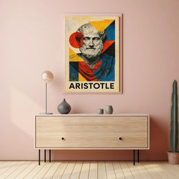 Aristotle Abstract Tribute Abstract Poster