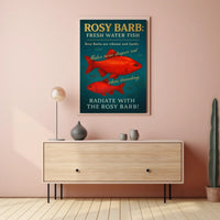 Radiate with the Rosy Barb Poster