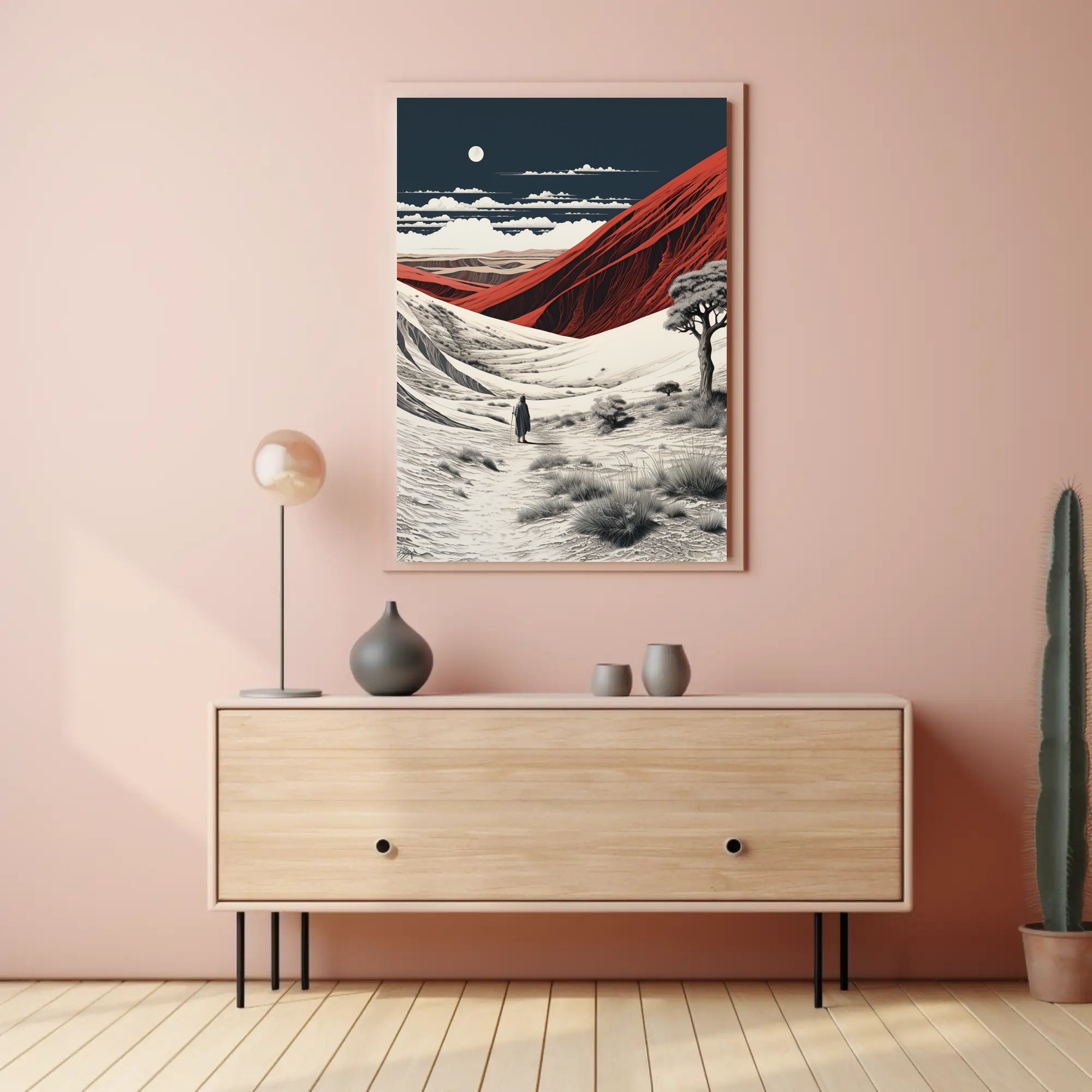 Desert Wanderer Poster