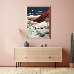 Desert Wanderer Poster