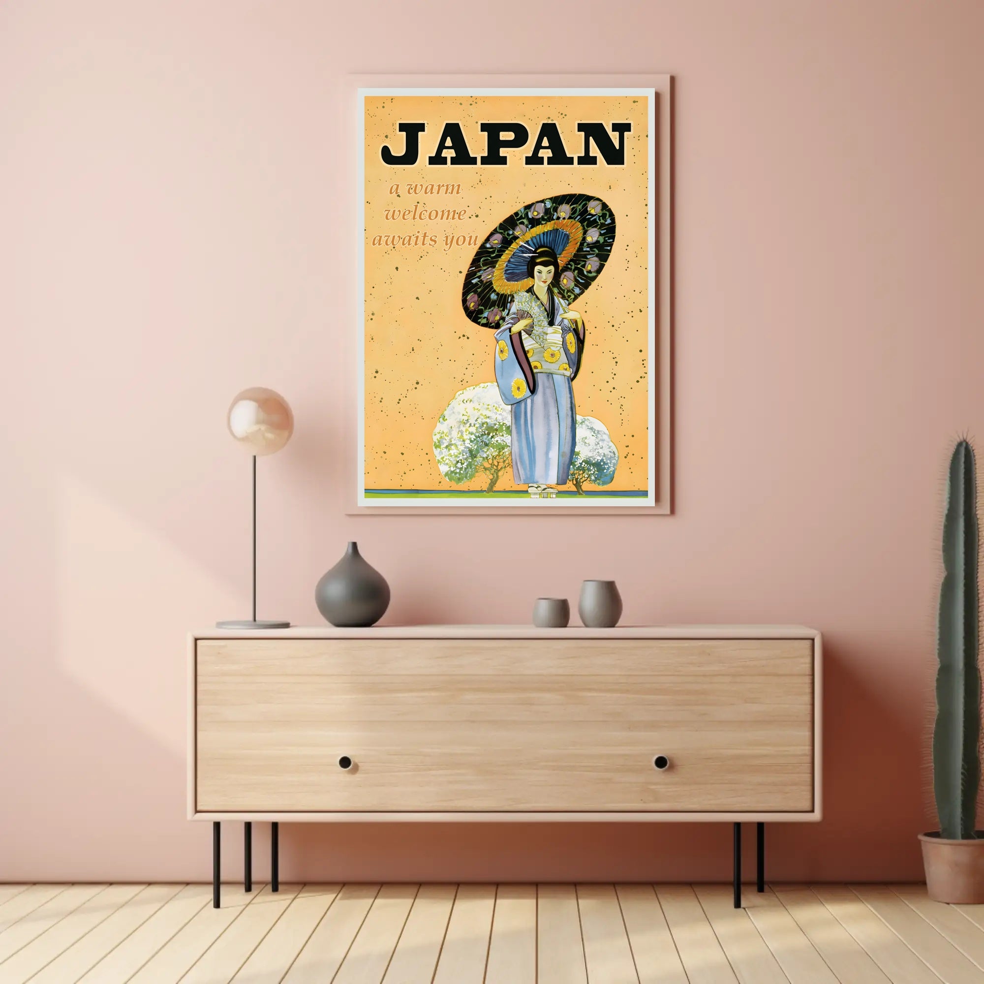 Japan Travel Inspo: Traditional Geisha Vibe Travel Poster