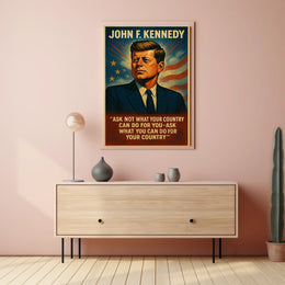 American History Icon Patriotic Vintage Poster Print
