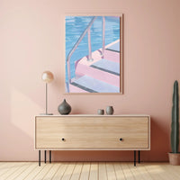 Poolside Serenity Poster