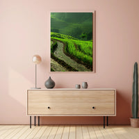 Terraced Rice Fields Southeast Asia Cultural or Heritage Poster PosterGoat