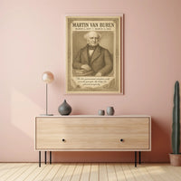 Martin Van Buren 8th President Sketch Poster Art Print Decor PosterGoat