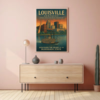 Louisville, Kentucky Where Tradition Meets Innovation Poster
