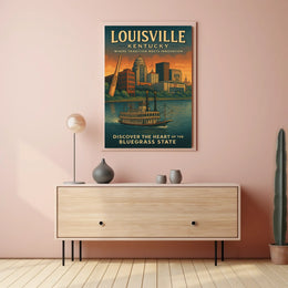 Louisville, Kentucky Where Tradition Meets Innovation Poster