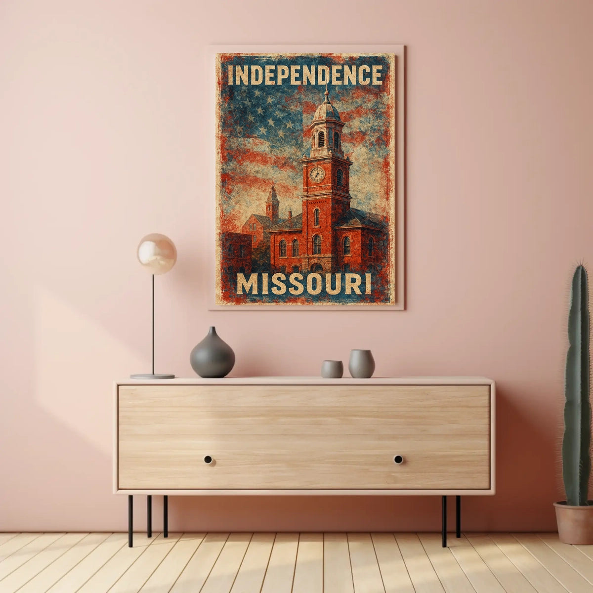 Independence Missouri Wanderlust Photography Realism Poster
