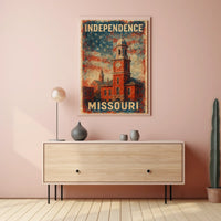 Independence Missouri Wanderlust Photography Realism Poster