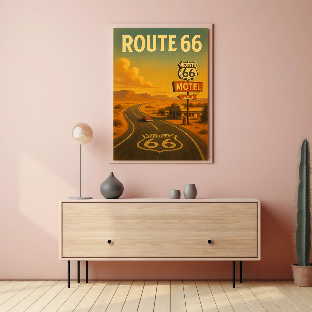 Route 66 Adventure Poster