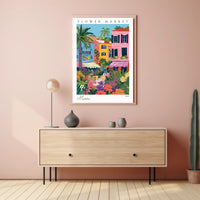 Vibrant Flower Market Poster PosterGoat