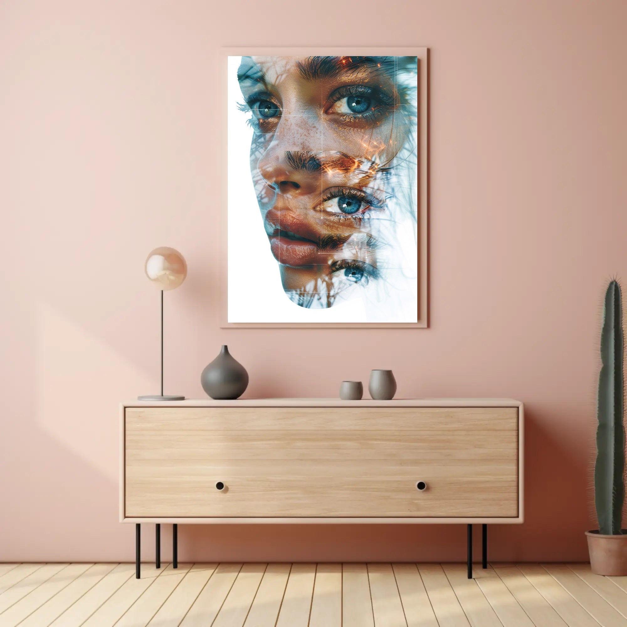 Mysterious Cloaked Figure Fantasy Art Poster Print PosterGoat