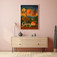 Georgia Where The Old South Meets New Poster