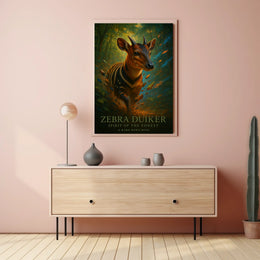 Zebra Duiker Spirit of the Forest Poster
