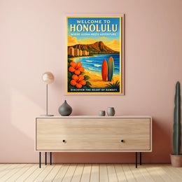 Welcome to Honolulu Poster