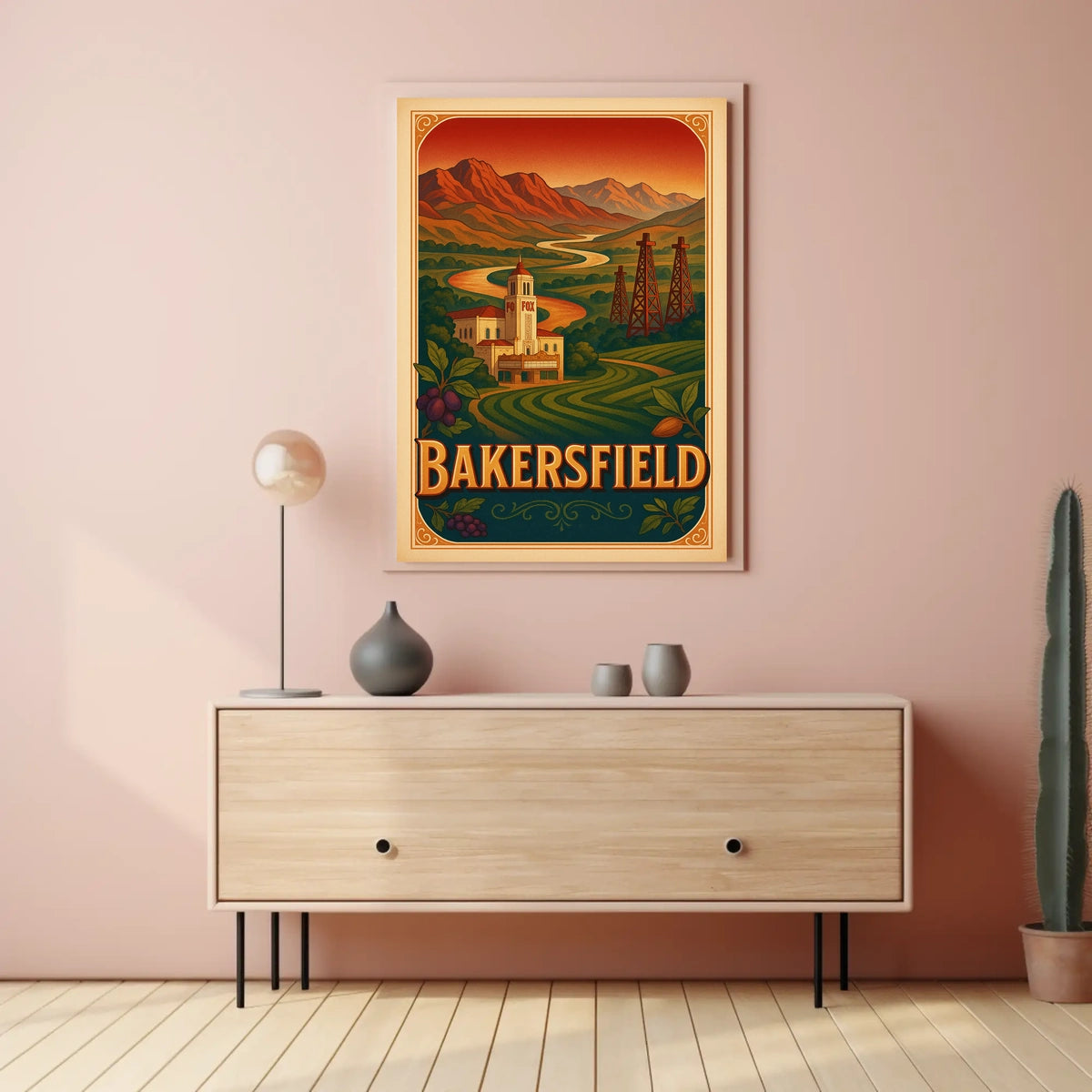 Bakersfield Landscape Poster