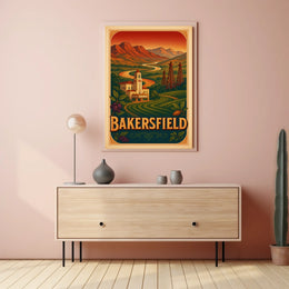 Bakersfield Landscape Poster