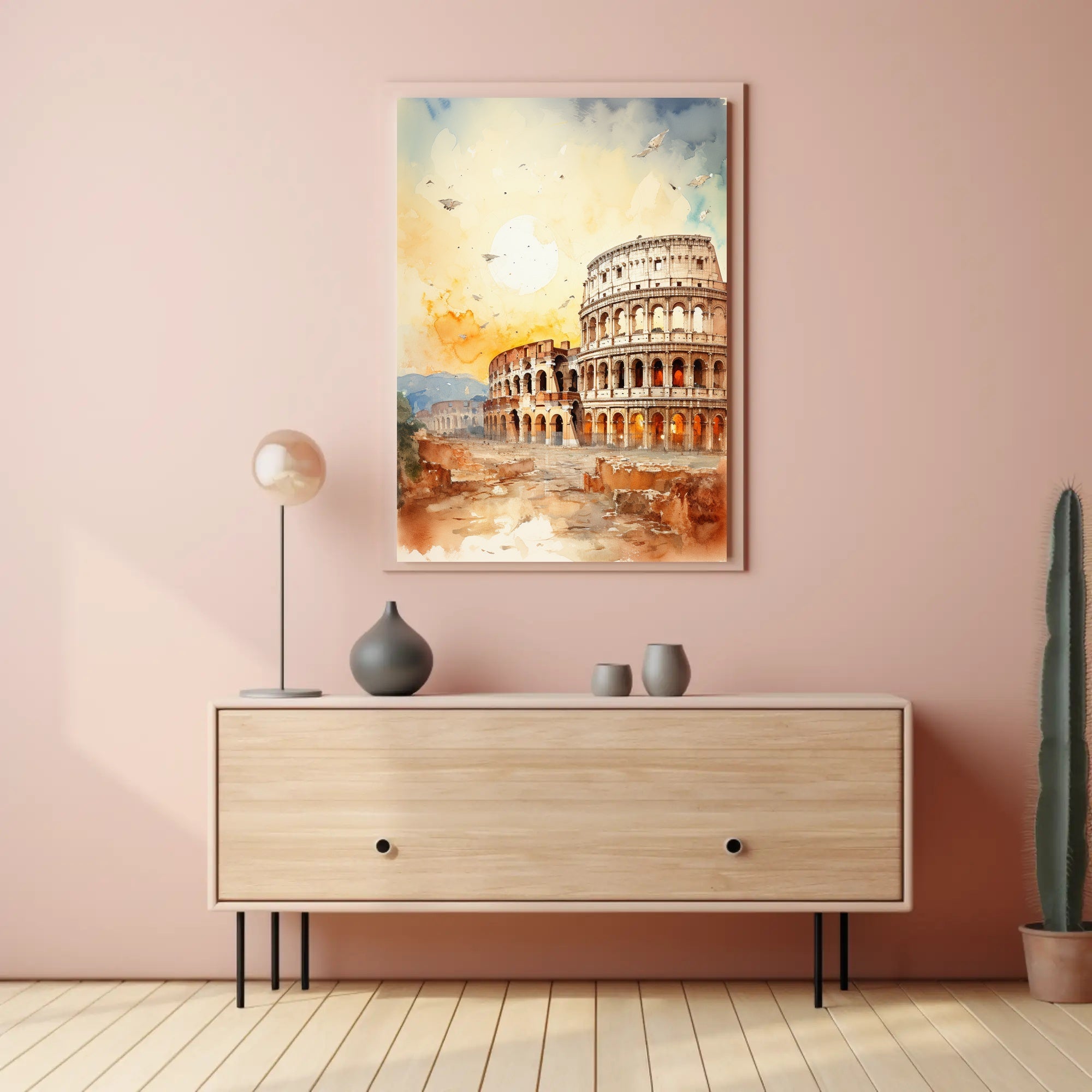 Colosseum At Sunset Poster