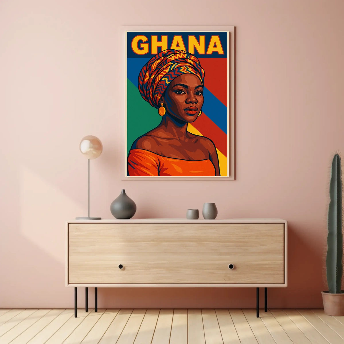 Ghanaian Elegance Poster