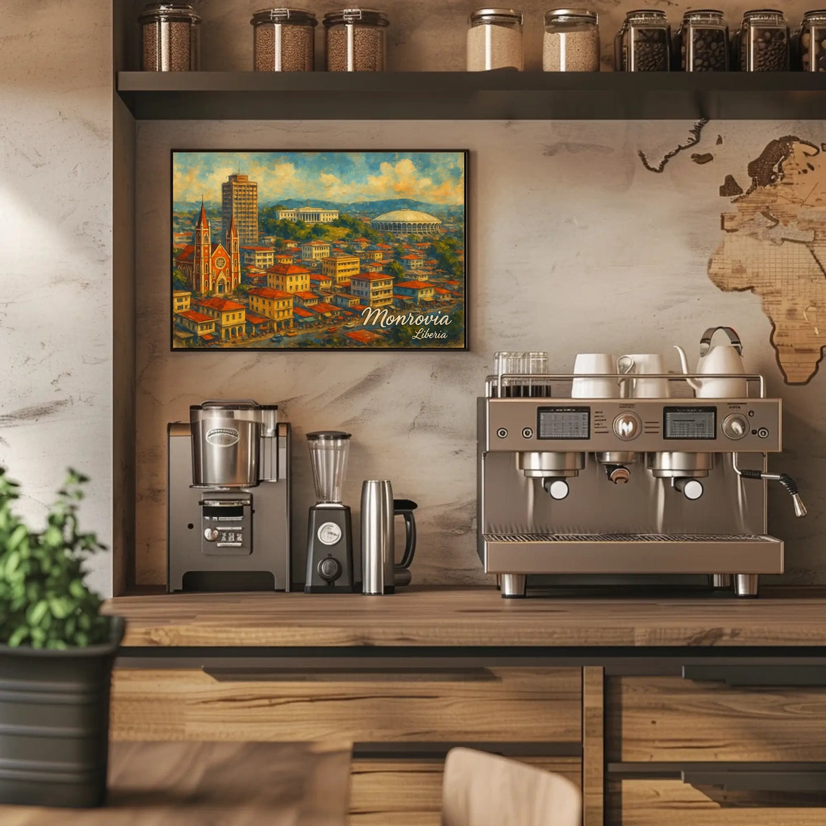 Monrovia, Liberia Poster