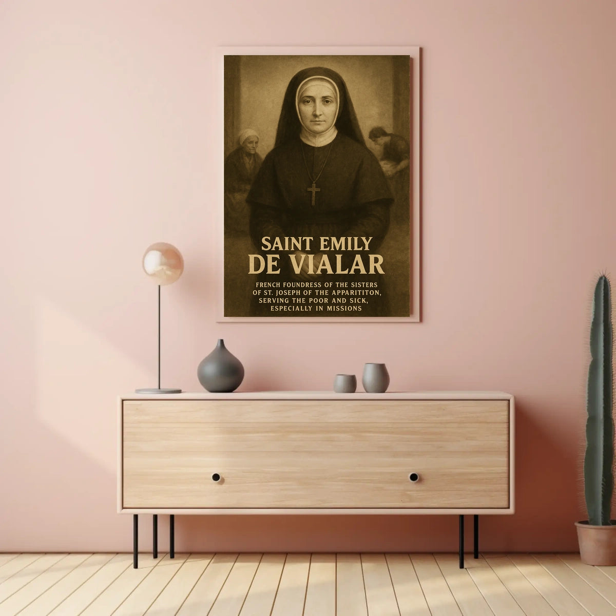 Saint Emily De Vialar Poster