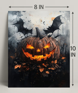 Spooky Jack-O-Lantern Poster