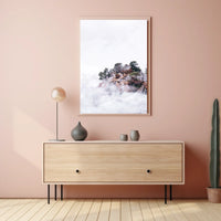 Misty Mountain Serenity Poster