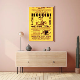 Houdini 1903 Escape Artist Spectacle Poster - Cultural or Heritage Poster