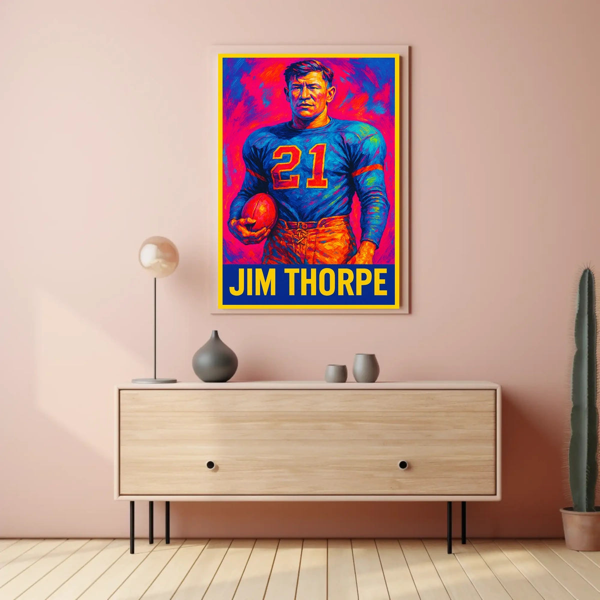 Jim Thorpe Legendary Athlete Poster