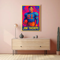 Jim Thorpe Legendary Athlete Poster