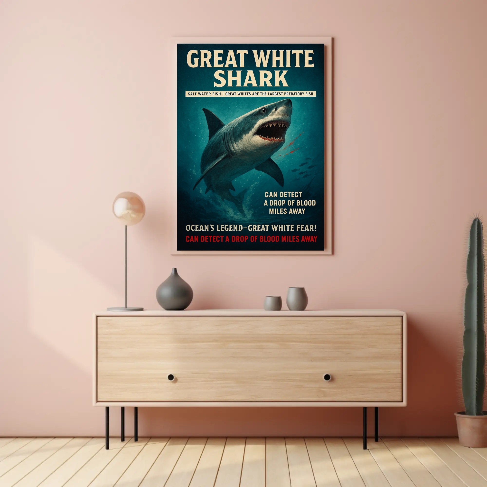 Great White Shark – Ocean's Legend Poster PosterGoat