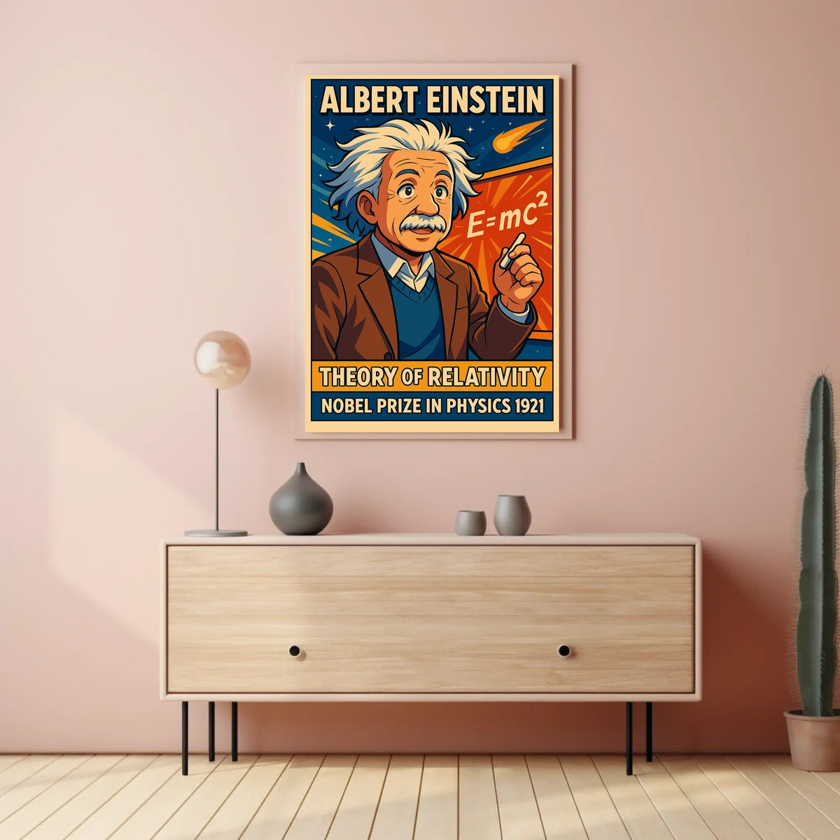 Albert Einstein Theory Of Relativity Poster
