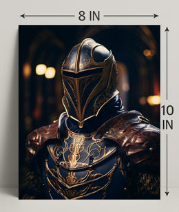 Knight In Shining Armor Poster PosterGoat