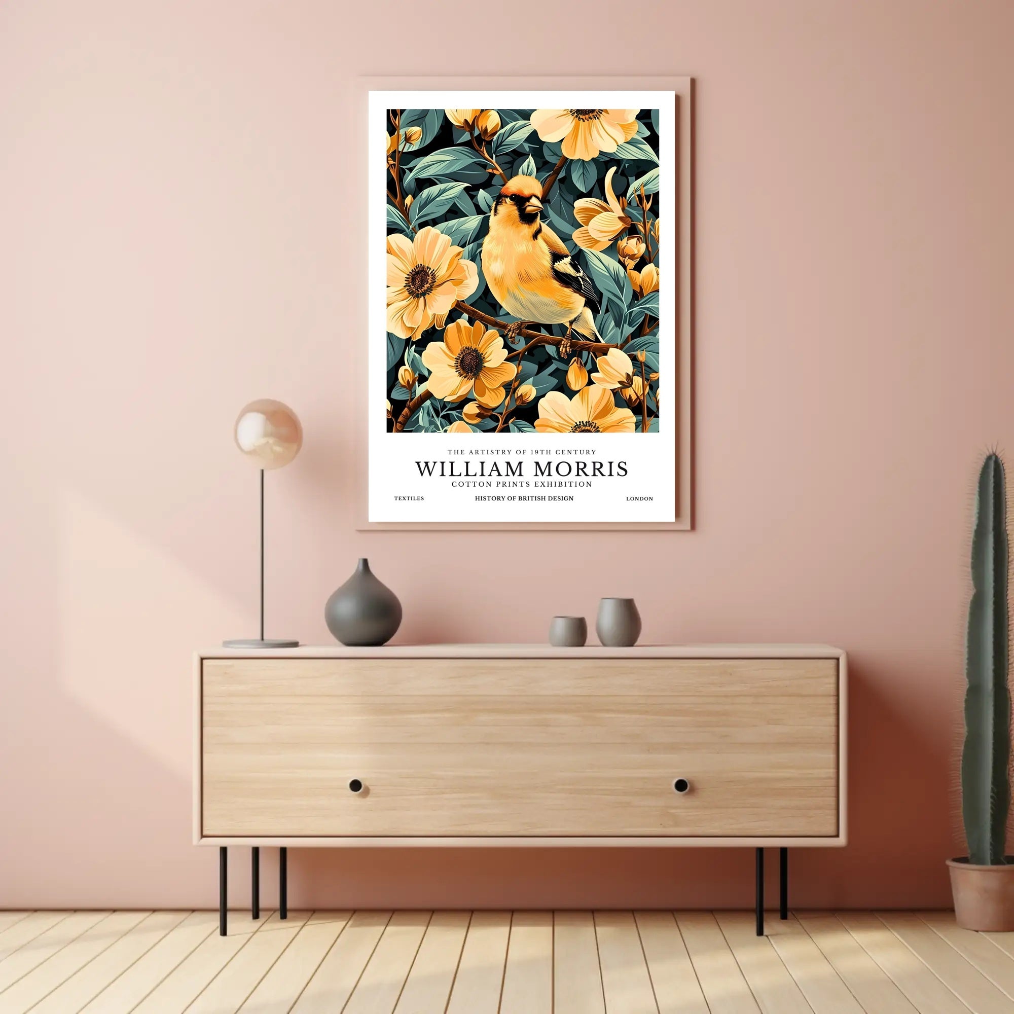William Morris Vintage Botanical Art Cultural or Heritage Poster