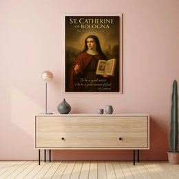 St. Catherine of Bologna  The Patroness of Artists Poster PosterGoat