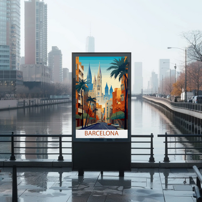 Barcelona Spain Poster