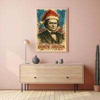 Andrew Johnson 17th President of the United States Christmas SeriesPoster