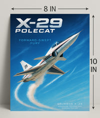 X-29 Polecat Poster PosterGoat