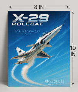 X-29 Polecat Poster PosterGoat