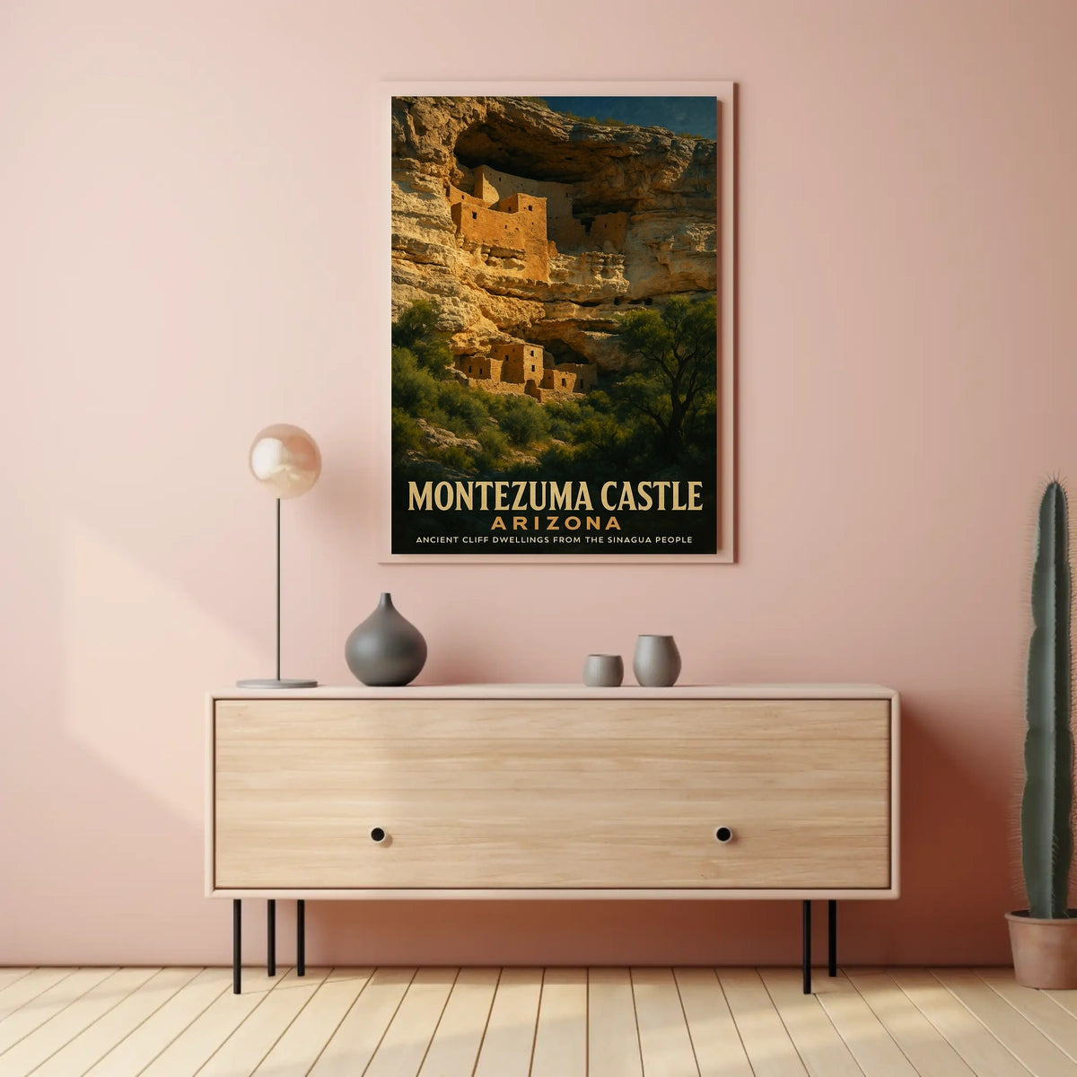 Montezuma Castle Ancient Cliff Poster