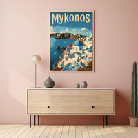 Mykonos Dreamscape Poster