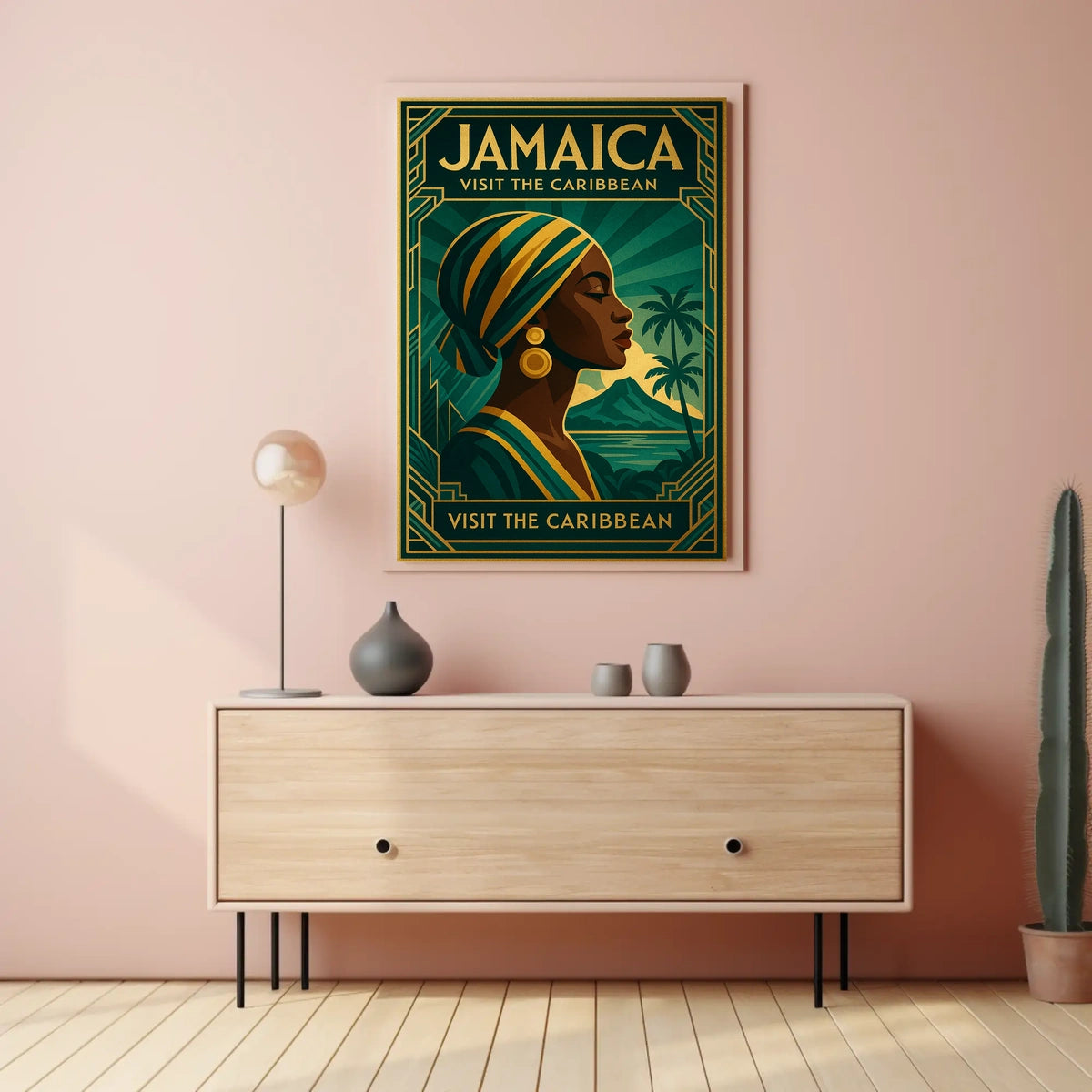Visit Jamaica The Caribbean Awaits Poster