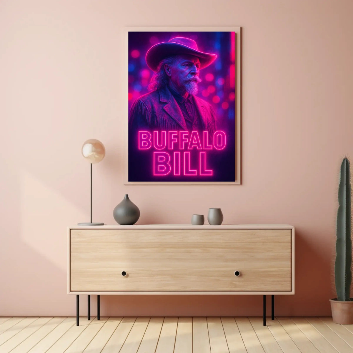 Buffalo Bill Classic Western Imagery Cultural or Heritage Poster