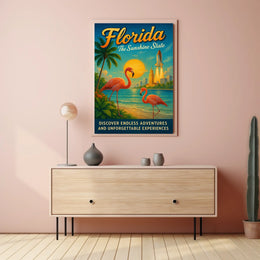 Florida The Sunshine State Poster