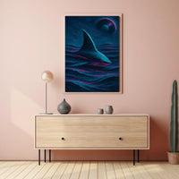 Celestial Shark Poster