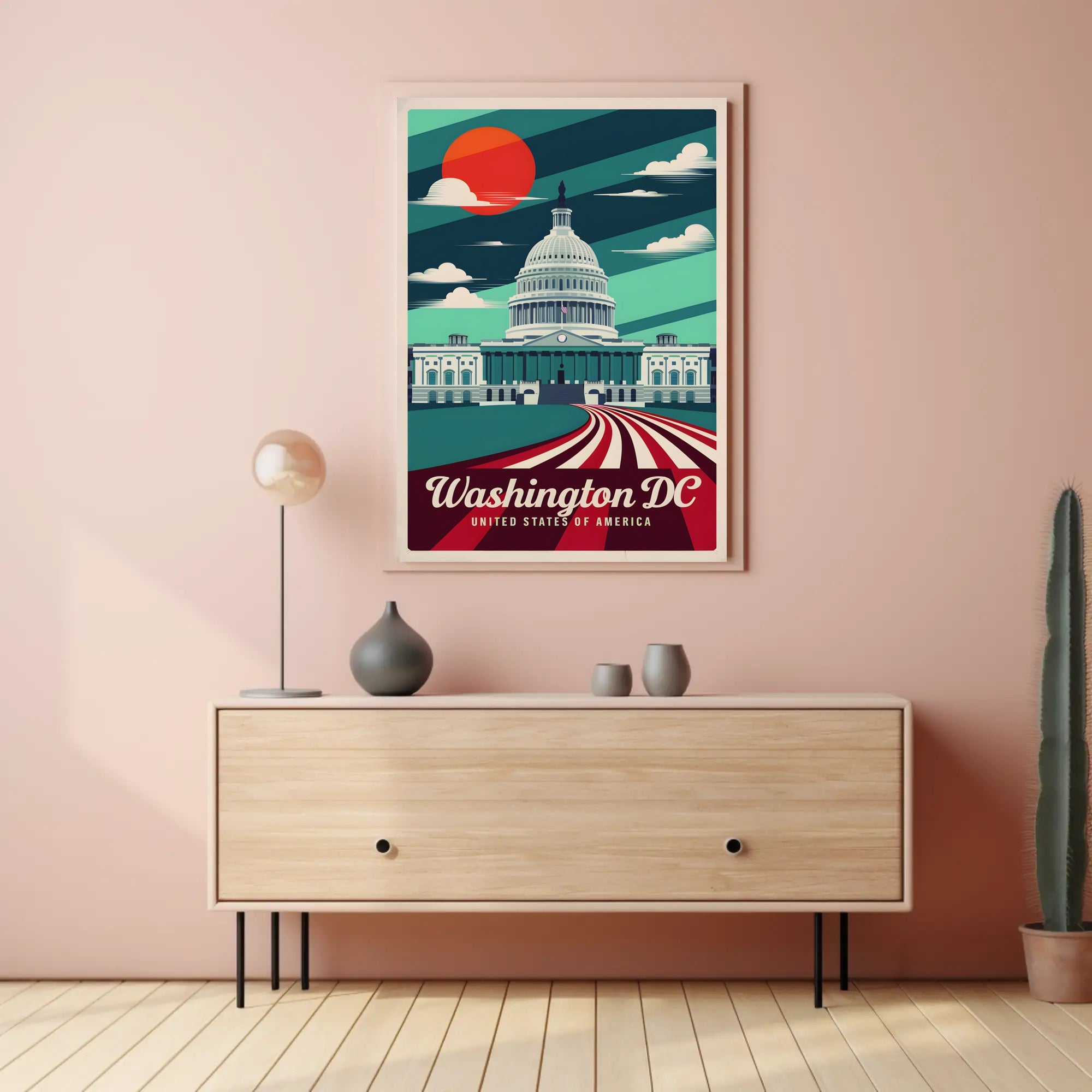 Washington DC Travel Poster