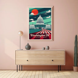Washington DC Travel Poster