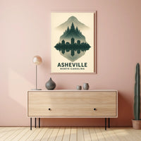 Asheville Reflections Poster