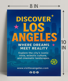 Discover Los Angeles Wall Art Print PosterGoat