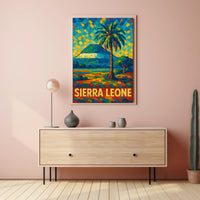 Sierra Leone Vibrant Landscape Poster